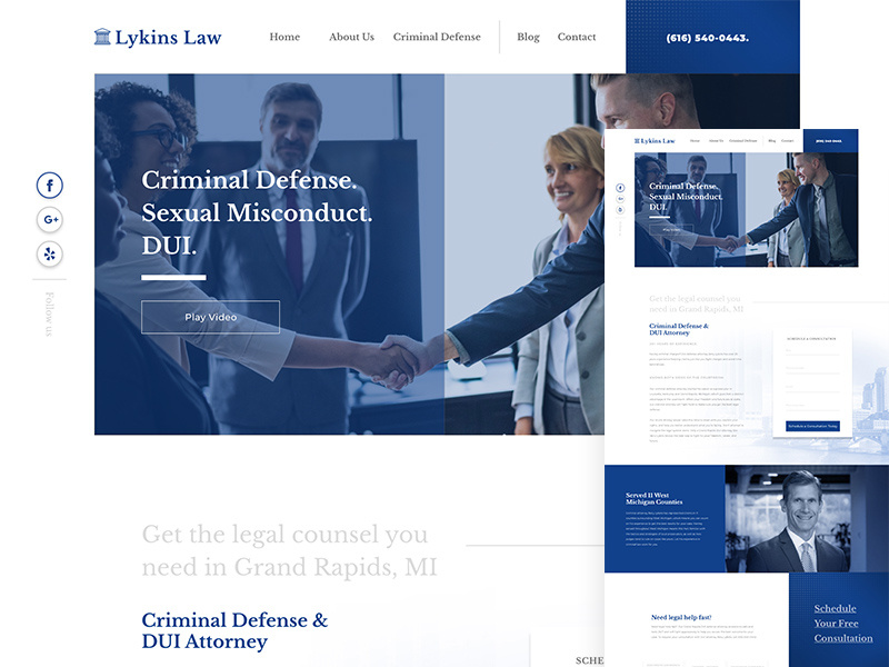 Law Firm Design webdesign ux typography web ui uidesign ui ux website design web design website