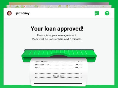 Jetmoney — Credit Machine UI