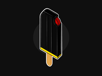 Drácula design flat design graphic design ice cream illustration minimal vector