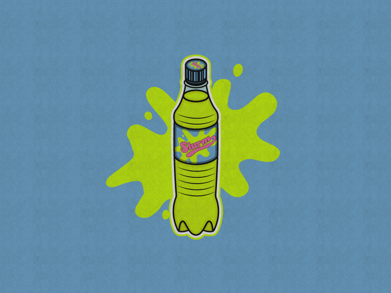 Slurm Bottle By Bastodesign On Dribbble