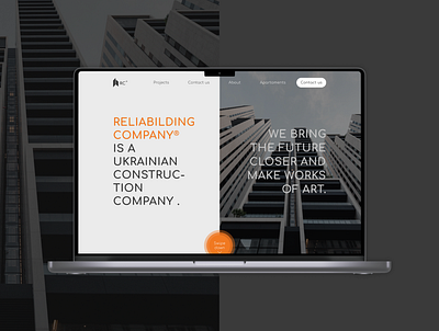 Reliabilding company adobe xd architecture branding design figma graphic design site ui ui design ux design uxui web webdesign website