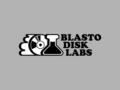 Blastodisk Labs logo / Explorations B branding gaming icon logo retro science