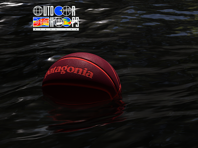 Outdoor Hoops C / Patagonia 3d basketball branding environment logo outdoors patagonia water