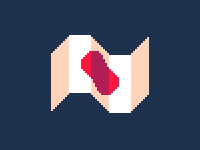 J japan pixel art