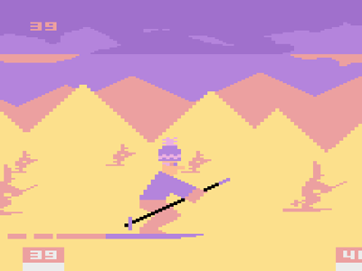 Atari 2 70s atari double wide pixel art