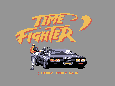 Nerdy Terdy Gang Fighter Series – Apparel I 16 bit 8 bit 80s 90s illustration pixel art retro