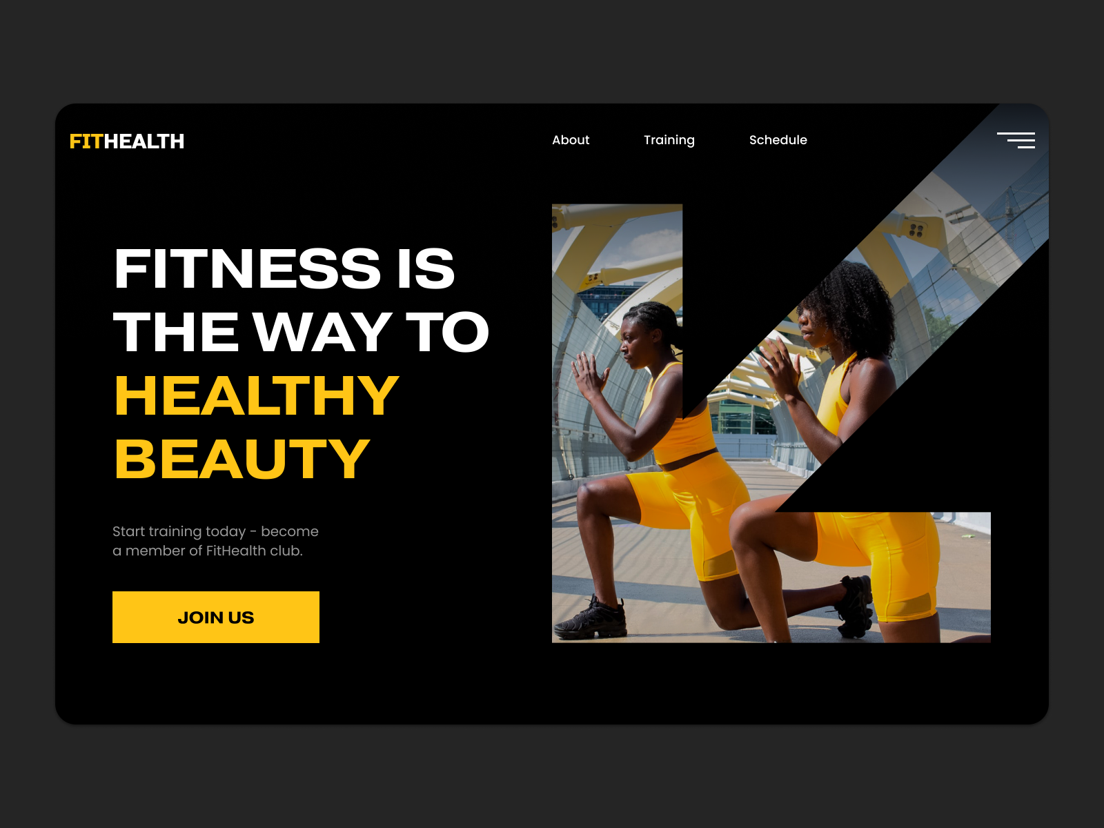 Sport Fitness site by Alyona on Dribbble