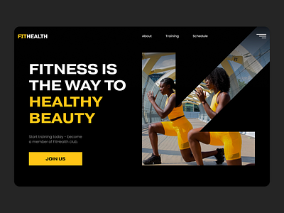 Sport - Fitness Website design graphic design ui ux web website