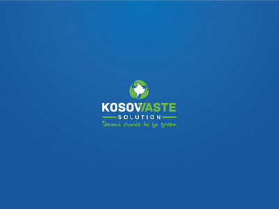 KosoWaste - Solution brand green kosova logo solution waste