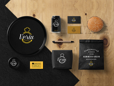 Restaurant Veriu advertising branding illustration logo marketing