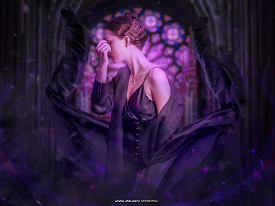 Purple Queen design digital paint edit graphic design painting photomontage