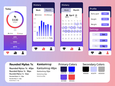 Steps Tracker App - Pedometer