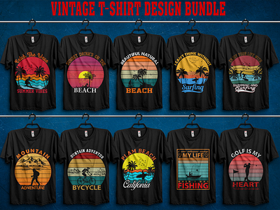 Vintage Tshirt Design designs, themes, templates and downloadable graphic  elements on Dribbble