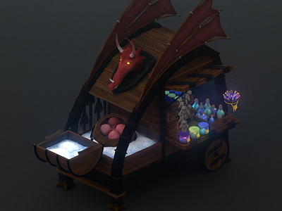 Sims Dragon Cart