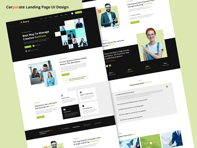 Corporate Landing Page UI Design