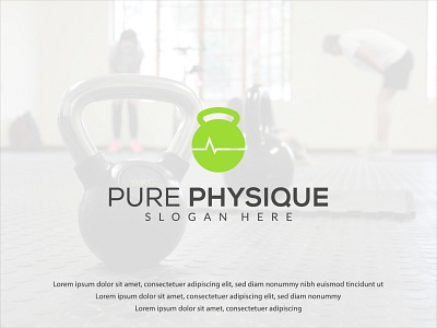 Pure Physique gym logo 3d animation branding graphic design logo motion graphics