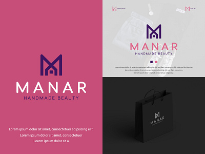 Manar Logo 3d animation branding graphic design logo motion graphics ui