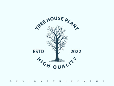 Tree House Plant Logo