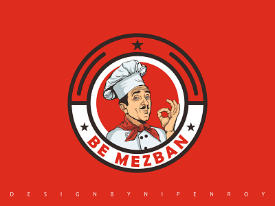 Be Mezban Restaurant Logo art brand identity branding character cheep logo clean logo food logo graphic design hand drawn illustration logo logo logo design logo designer logo mark logoart logodesign logoinspiration logos logotype vintagelogo