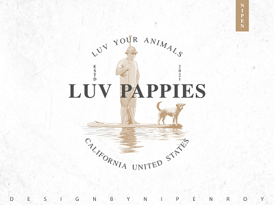 Luv Pappies Vintage Logo