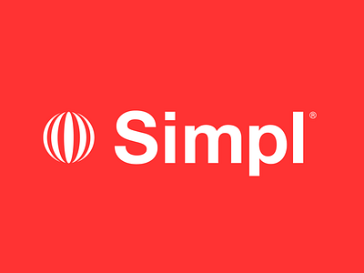 Simpl. Logotype blank brand helvetica logotype mamozinger print red