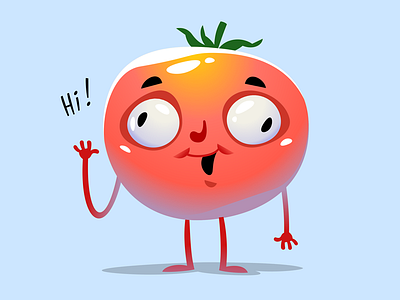 Tomato coreldraw illustration mamozinger vector