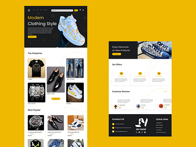 Jay Shop Landing Page