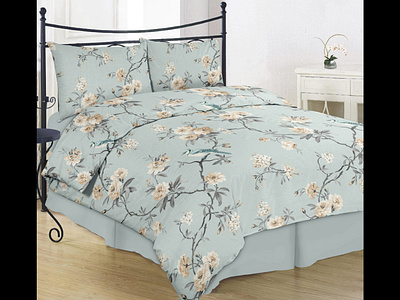 Bedding Mockup bed bedding beddingmockup beddingpsd beddingpsdmockup bedroom bedroominterior bedsheet comforter duvet duvetset graphic design pillow pillowset psdmockup sheet