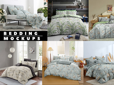 BEDDING MOCKUPS (PSD) FILES FOR SALE bed bedding beddingmockup beddingpsd beddingset bedroom bedroompsd duvet duvetset fittedsheet photoshop pillows psdfiles sheet