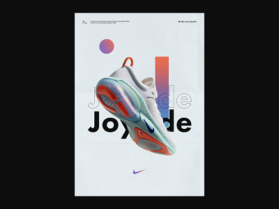 Nike Joyride Poster 1 advertising branding design graphic design marketing poster typography