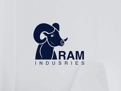 Ram Industries Brand branding design graphic design logo