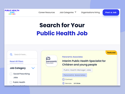 Public Health Jobs - Job Board