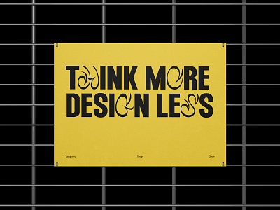 Typography branding font lettering logo minimalist modern quote type typography