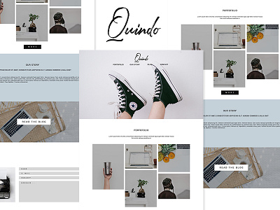 Quindo minimalist web minimalist simple ui ux web web design