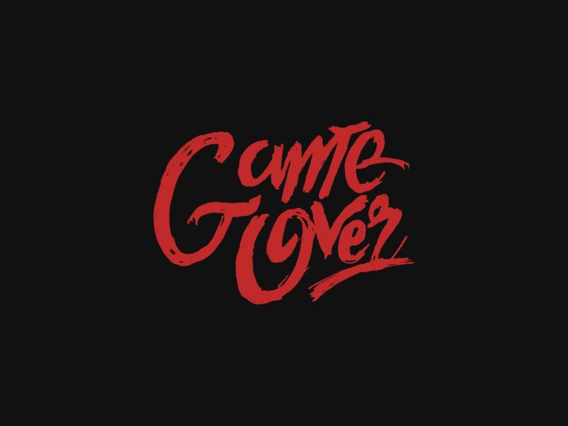 Game Over by Emyself Design on Dribbble