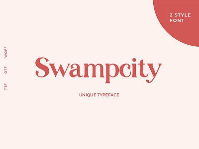 Swampcity Typeface Font