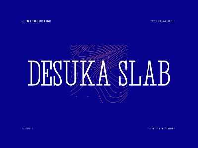 Desuka Slab font branding elegant font graphic design illustration lettering logo minimalist simple typography