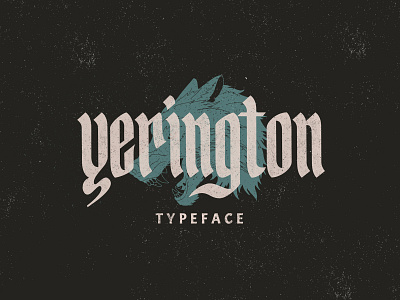 Yerington Typeface branding elegant font graphic design hand lettering illustration lettering logo minimalist typography