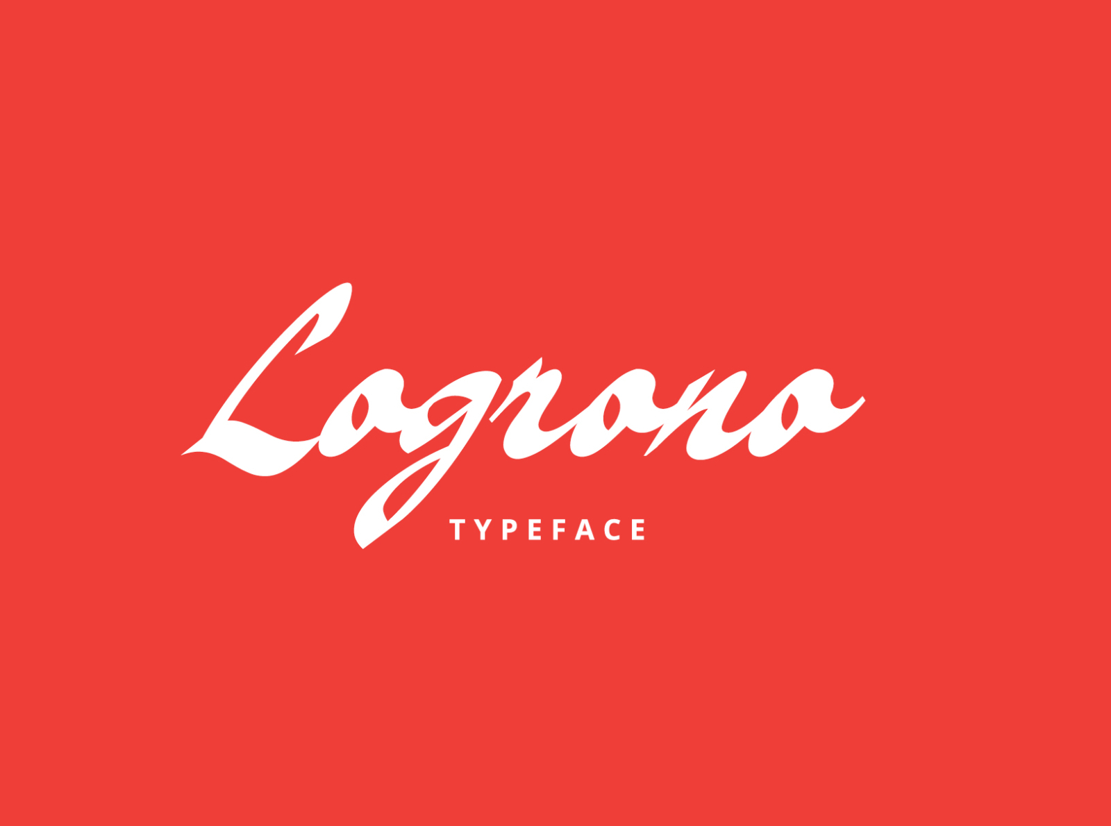 Logrono Typeface by Emyself Design on Dribbble