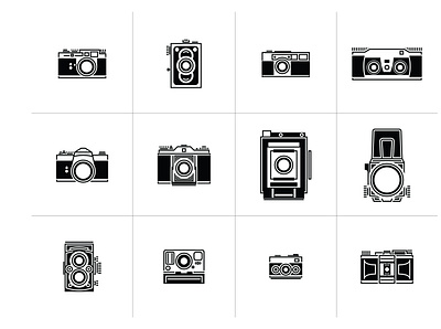 Pictograms from the book - 36 Frames 2d 2d graphics adobe analog photography book book design design graphic design illustration layout layouting logo minimal photography pictogram pictograms simple typography vector