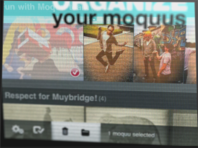 Moquu for iPad2 | Promo video shot depth of field ios ipad ipad2 layout moquu motion pixel screen video