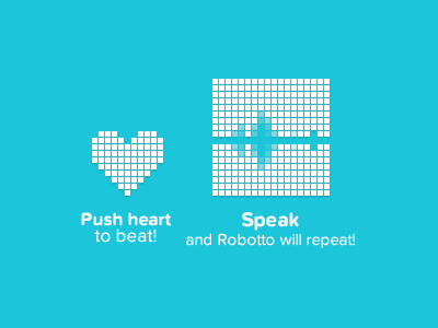 Robotto help layer audio heart help hint pixel robotto sound totoya ui wave