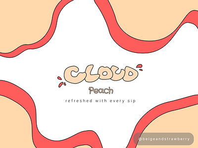 Cloud Milkshake- Peach