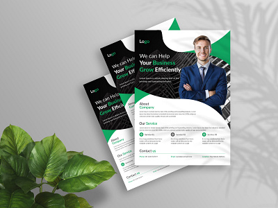 Business Promotion Flyer Design Template business clean