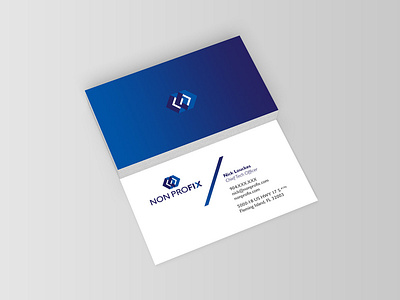 Non Profix business card logo