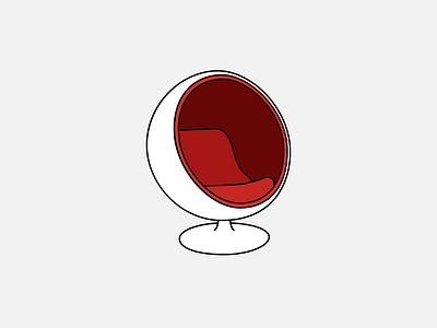 Mid Century Egg Chair