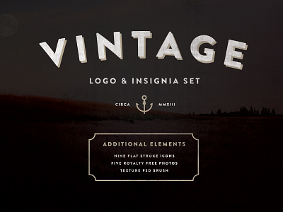 Vintage Logo & Insignia Starter Kit on Creative Market