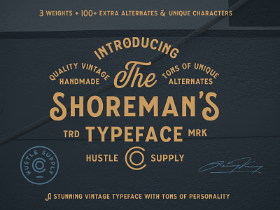 The Shoreman's Typeface