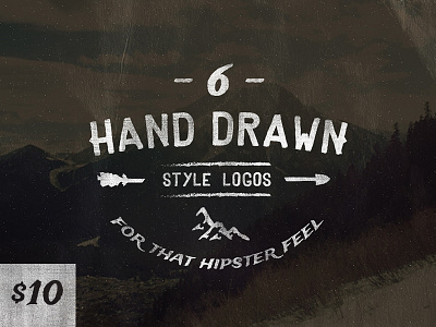 Hand Drawn Style Logo Collection on Creative Market