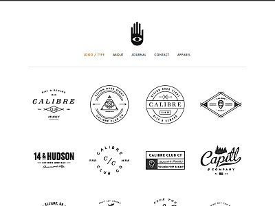 New Website // Updated Portfolio apparel branding hand eye jeremy vessey label design logo squarespace type ui vintage web